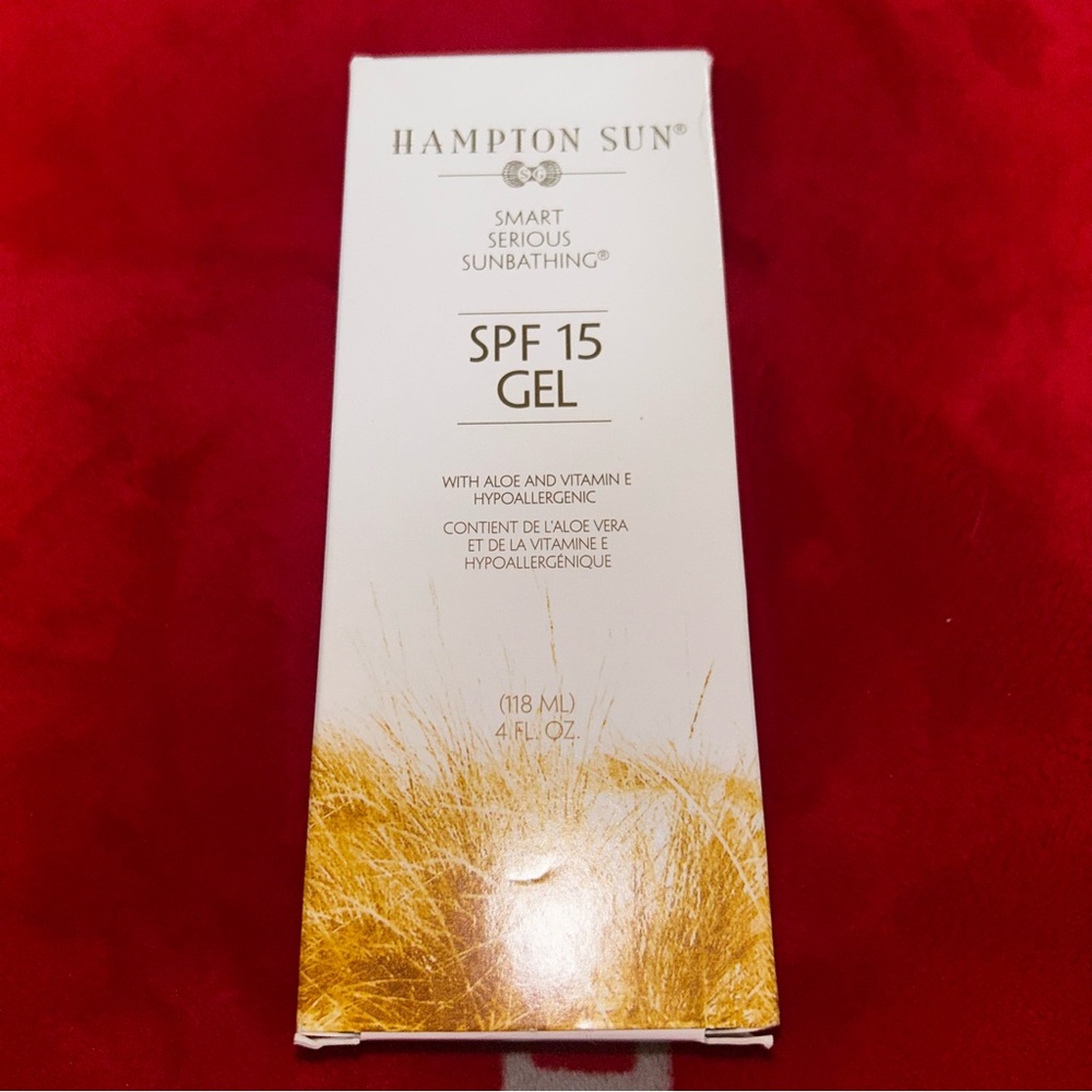Gel SPF 15  by Hampton Sun for Unisex - 4 oz Sunscreen